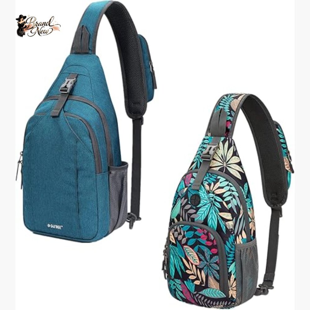 Nylon Rfid Blocking Sling Backpack Crossbody Dayp… - image 1